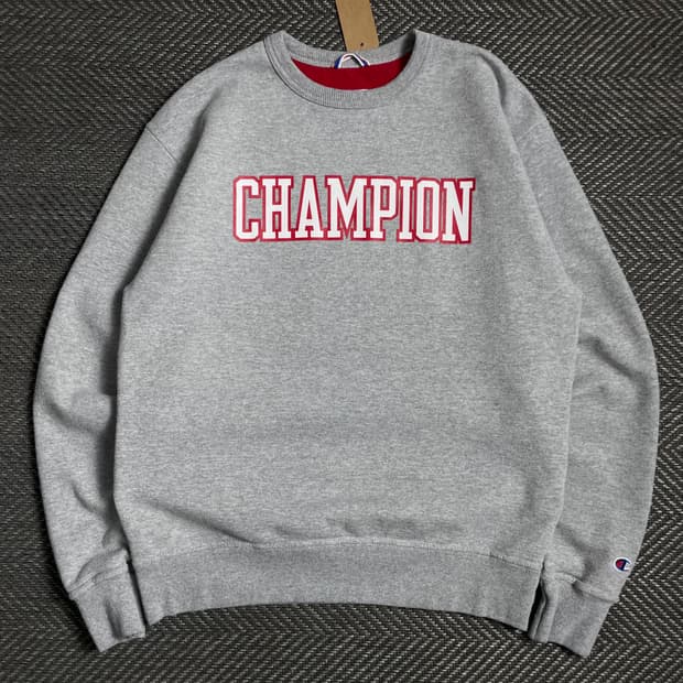챔피온 어센틱 빅로고 스웻 맨투맨o 4811