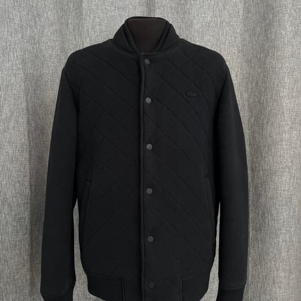 라코스테 퀼팅 블루종 자켓/#3495