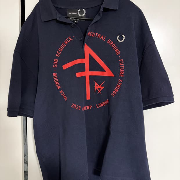 라프시몬스 프레드페리 pk 티셔츠