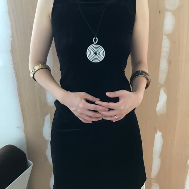 vintage velvet shirring one-piece