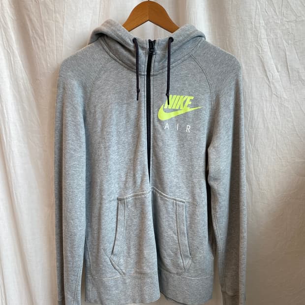 NIKE 그레이 후드집업자켓(MEN L)