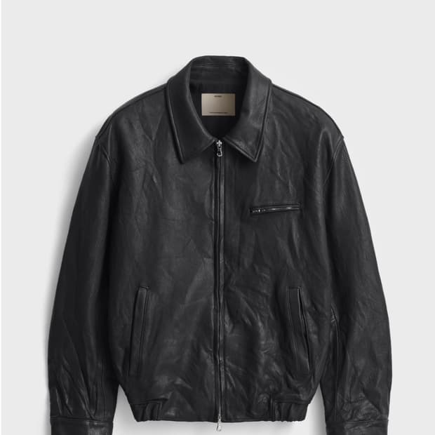 포터리 고트레더 블랙 3 새상품