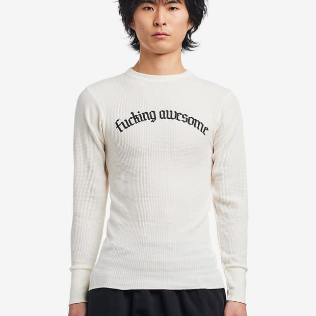 FUCKING AWESOME LOGO LS WH