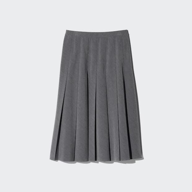 교환) 유니클로 플리츠 미디 스커트