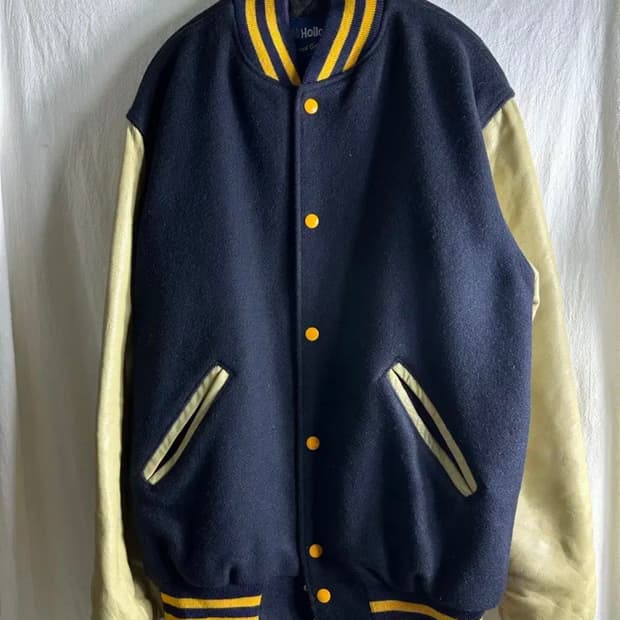 80s Holloway 빈티지 바시티 자켓 m