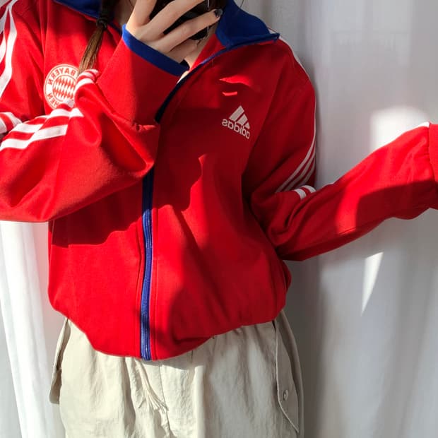 Adidas 아디다스 바이헤르뮌헨 레드 트랙탑