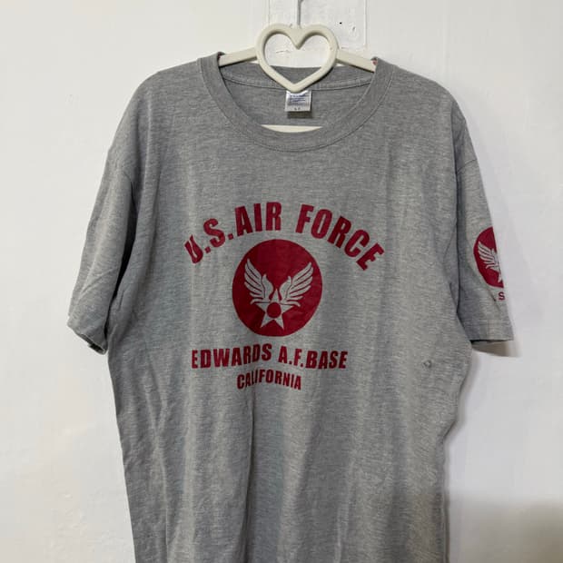 빈티지 U.S. AIR FORCE 프린팅 반팔 티셔츠