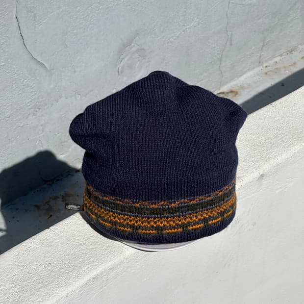 [F] 90s Turtle fur 터틀 퍼 울 비니 모자 USA made