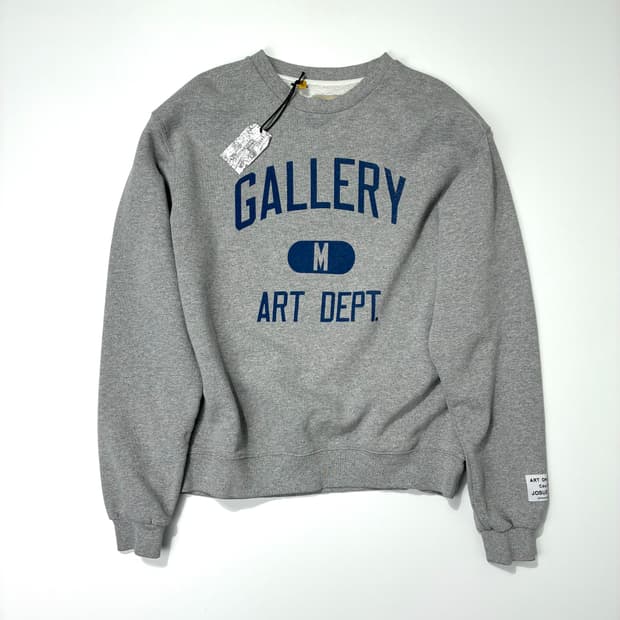 갤러리 디파트먼트 ART DEPT 크루넥 스웻셔츠 헤더 그레이 M사이즈