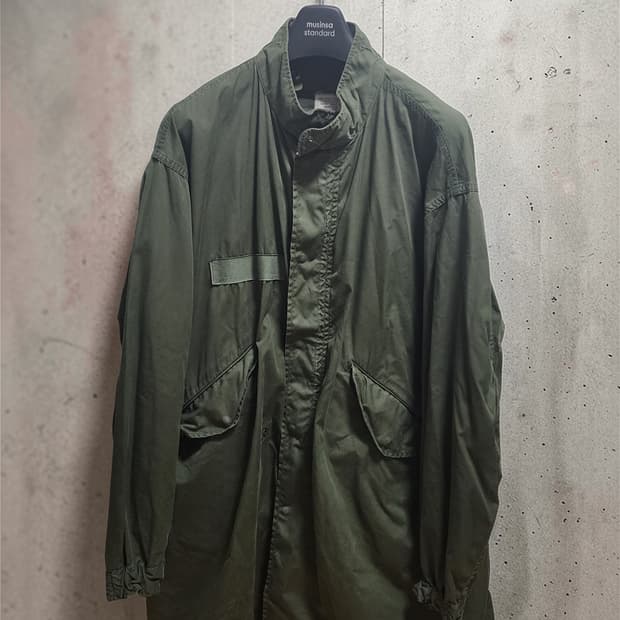 성모 마리아 자수 M65 피쉬테일 야상 자켓