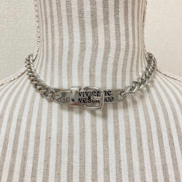 비비안웨스트우드 아카이브 orb로고 초커체인 목걸이(새상품)