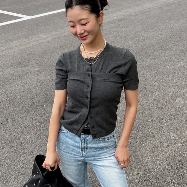 티메이커 가디건 차콜(쿨거래 할인)