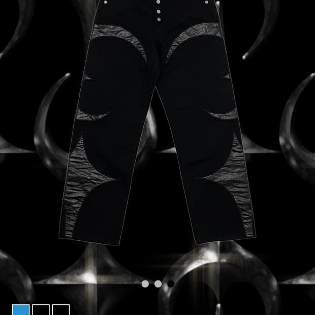 떠그클럽 TC Leather Washing Denim Pants