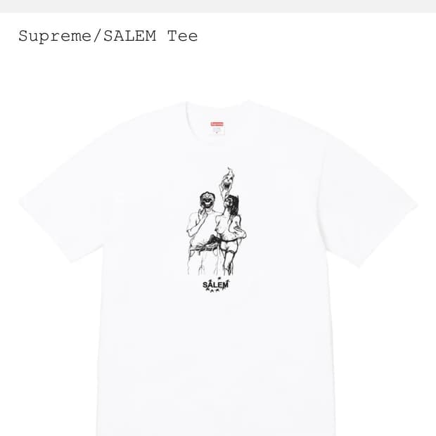 Supreme x SALEM tee