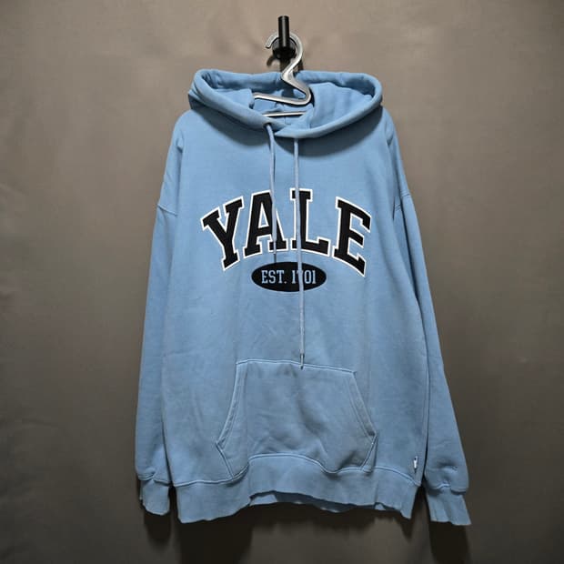 YALE 예일대 블루 후드티