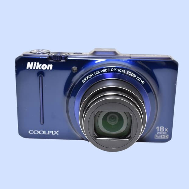 뽀용샷! ) Nikon Coolpix S9300 블루 (풀박스/작례O)
