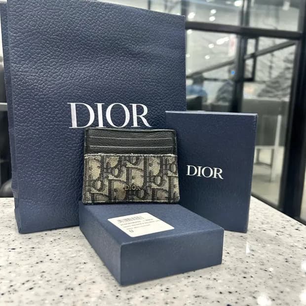 디올 오블리크 카드지갑 (풀구성)