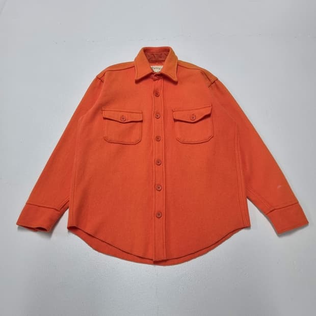 80s 빈티지 MELTON 멜톤 헤비울 셔츠 - S~M