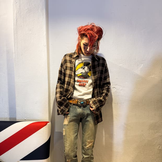 Vintage Brown Check Shirt