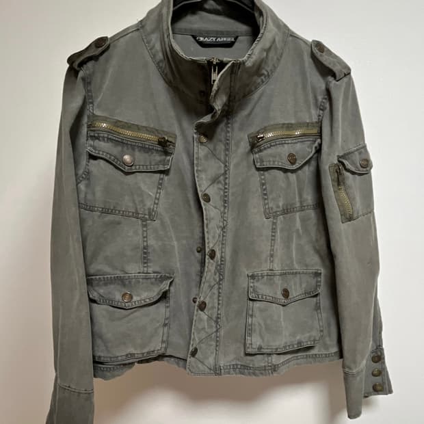 카키 야상 자켓 (크레이지엔젤)