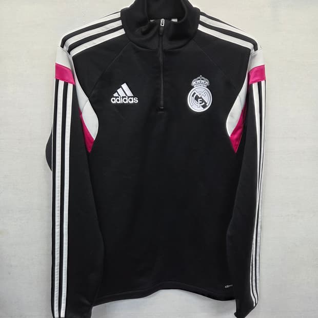 아디다스 14 15 레알마드리드 트랙탑 반집업 져지 90