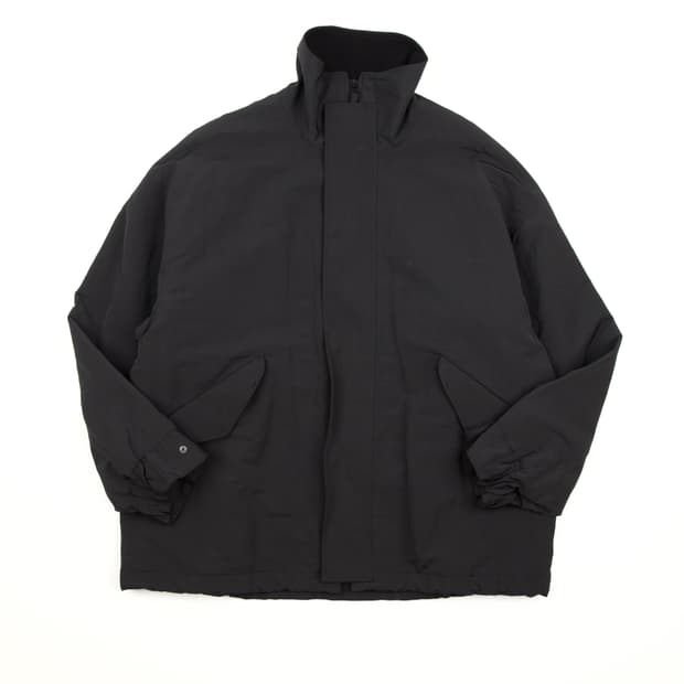 Kaptainsunshine 숏 밀 코트 차콜