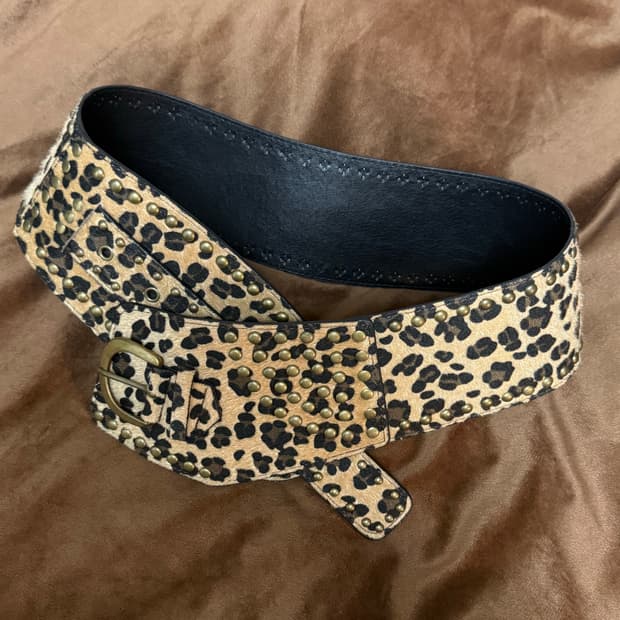 갸루 레오파드 벨트