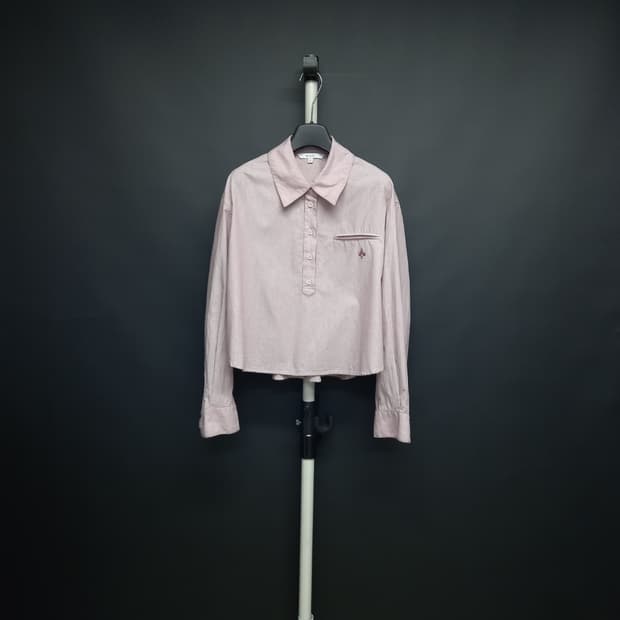 온앤온 춘추 루즈핏 숏 남방 블라우스 55.66