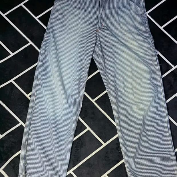 폴로랄프로렌 덩거리핏 히코리 스트라이프 인디고팬츠 32X32