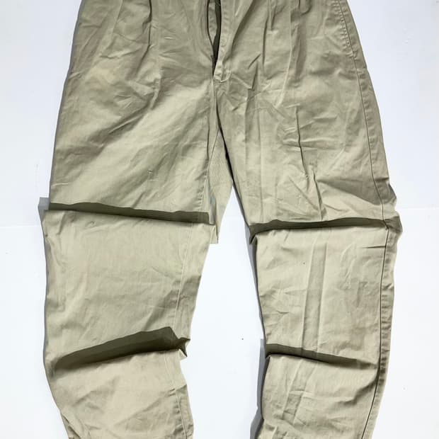 폴로 연베이지 와이드 팬츠 32