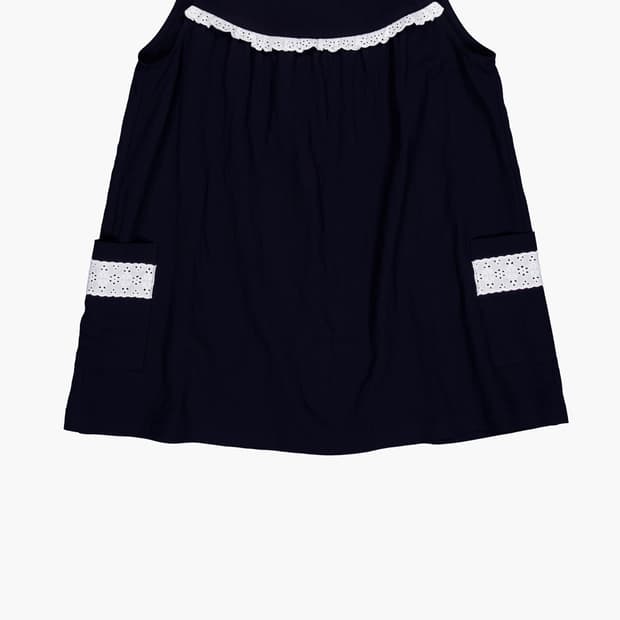 나비버스 RONI BLOUSE 네이비