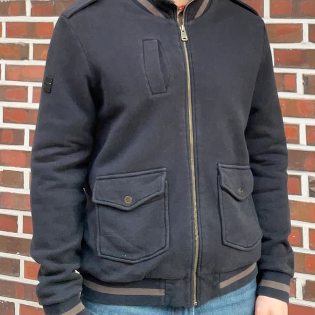 Calvin Klein 유틸리티 블루종 자켓