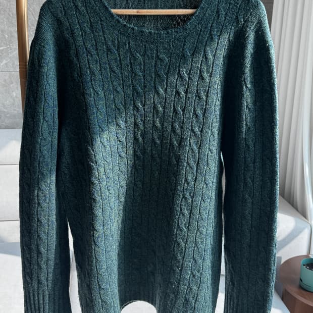 드루모어 울 니트 그린 56