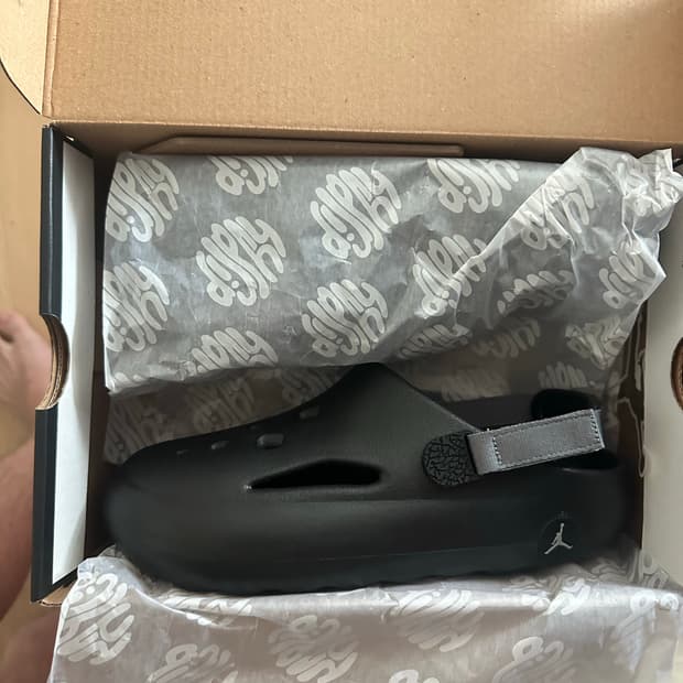 조던 하이드립 아동 샌들 로우탑 블랙 (남녀공용)