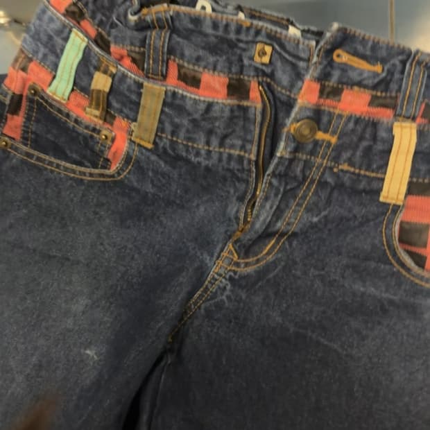 빈티지 데님 청바지(긴바지)