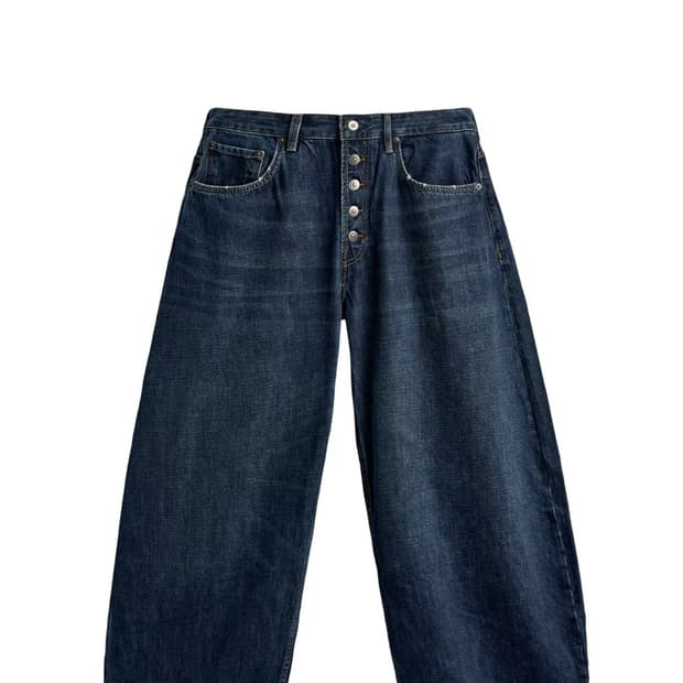 자라 JEANS BALLOON FIT 데님 팬츠 32