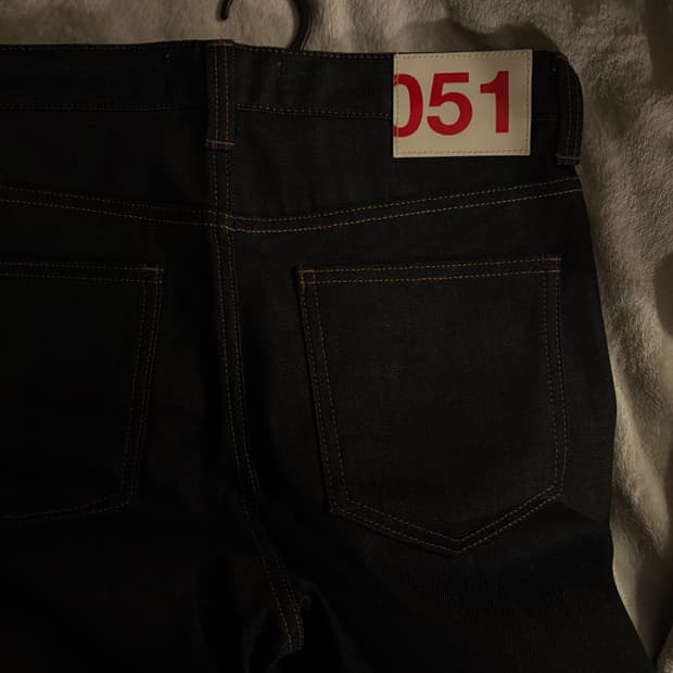 플랙 스트레이트 데님팬츠