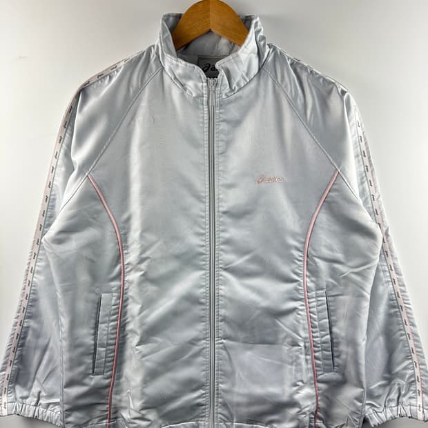 아식스 실버핑크 바람막이1788