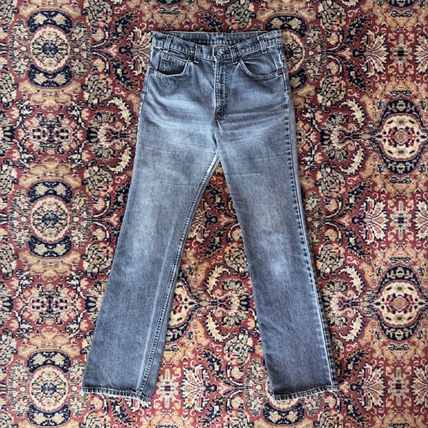 빈티지 리바이스 517 블랙 데님 32(30~31) 657