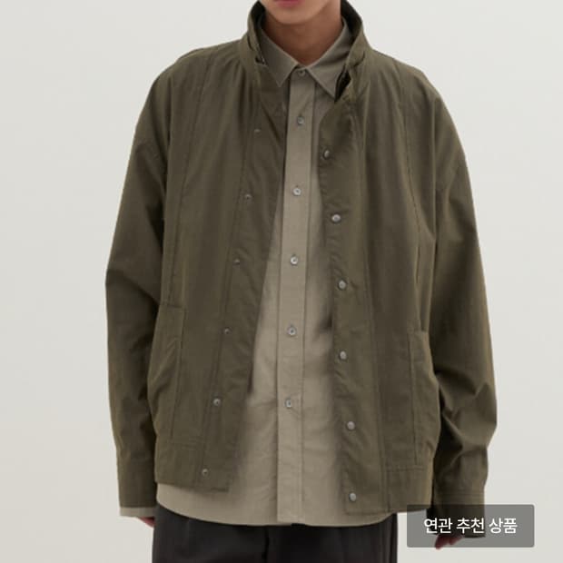 구매/Essential by eql High neck c/n jacket