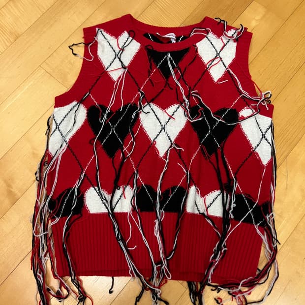 찰스제프리러버보이 니트 베스트 M