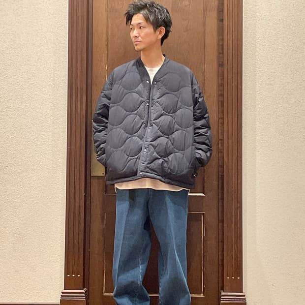 나노유니버스 일본 니시카와 경량 패딩 다운 자켓 블랙 L