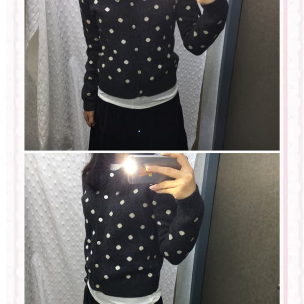 니코앤드 울 도트 가디건