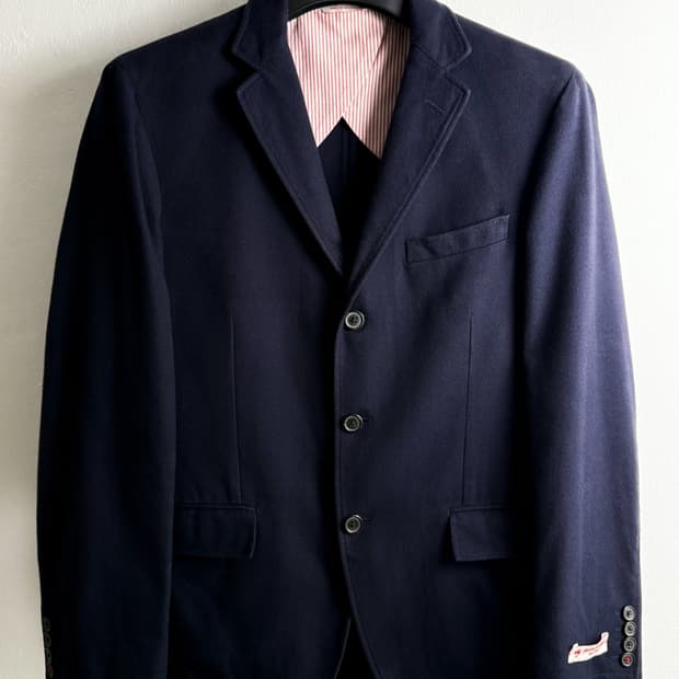 Brooks Brothers Red Fleece Cotton Blazer