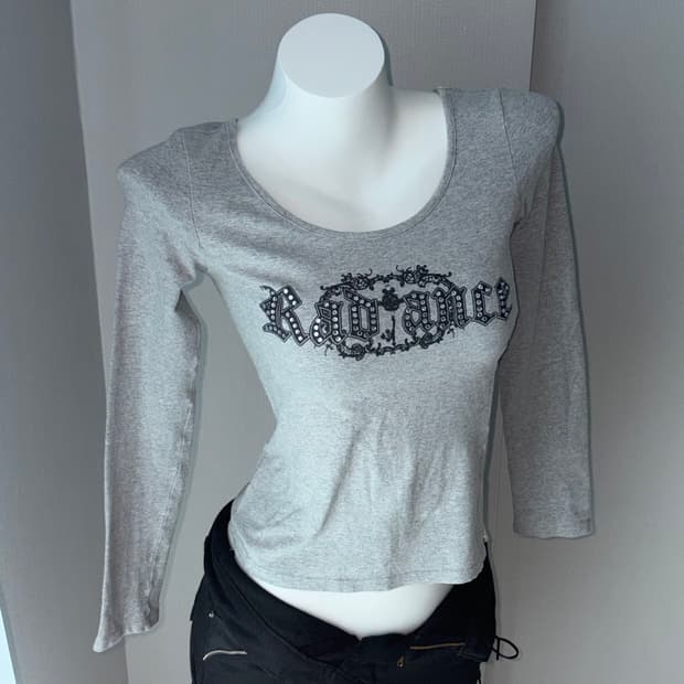 vintage ba-tsu  Gothic Baby Tee