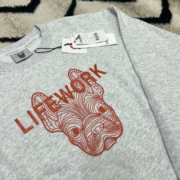 [S]라이프워크 라독 맨투맨/라이트그레이