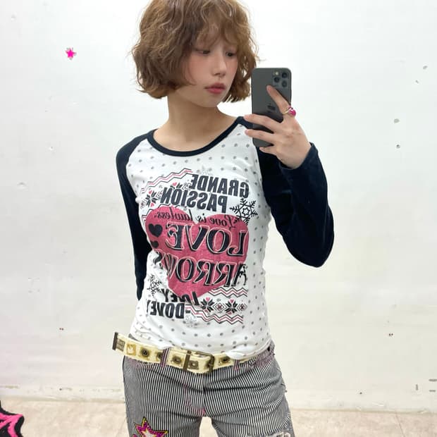 Glossy Heart Winter Long Sleeve