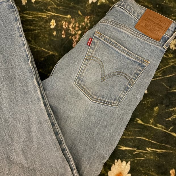 리바이스 RIBCAGE BOOT 데님진 