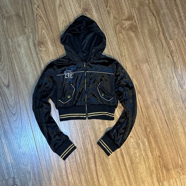 빈티지 골드 블랙 후드집업 오네갸루 오리엔탈 고딕 공겜여주 베메클깔 라떼