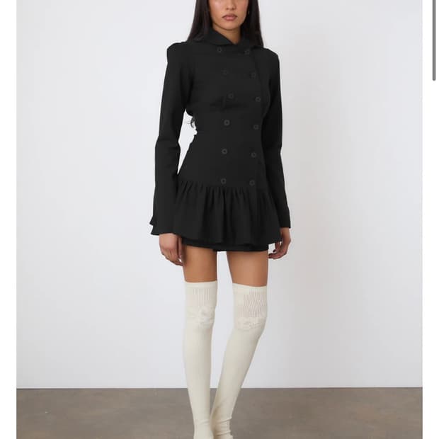 피치덴 peachy den 로미 드레스 romy dress 블랙 오닉스m